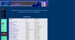 Desktop Screenshot of ostalbnarren.de